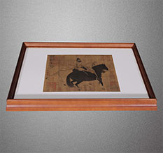 乌兰浩特书画装裱配框服务案例